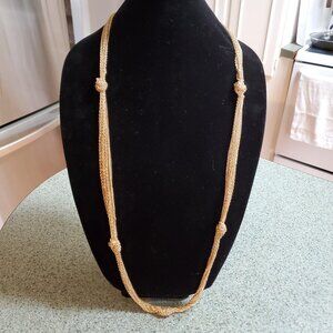 Erica Lyons Gold Tone Necklace - 42 inches